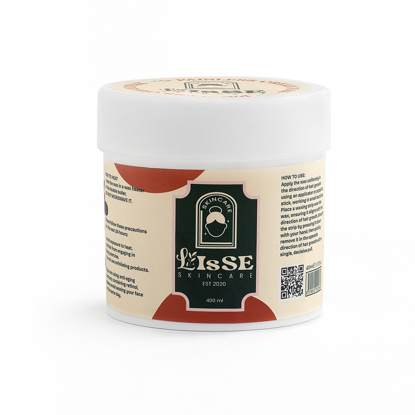 Lisse Painless Cream Wax White (400ml)