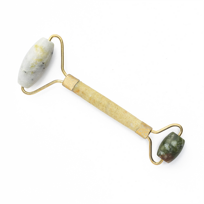 Jade Facial Roller with Gua Sha Stone