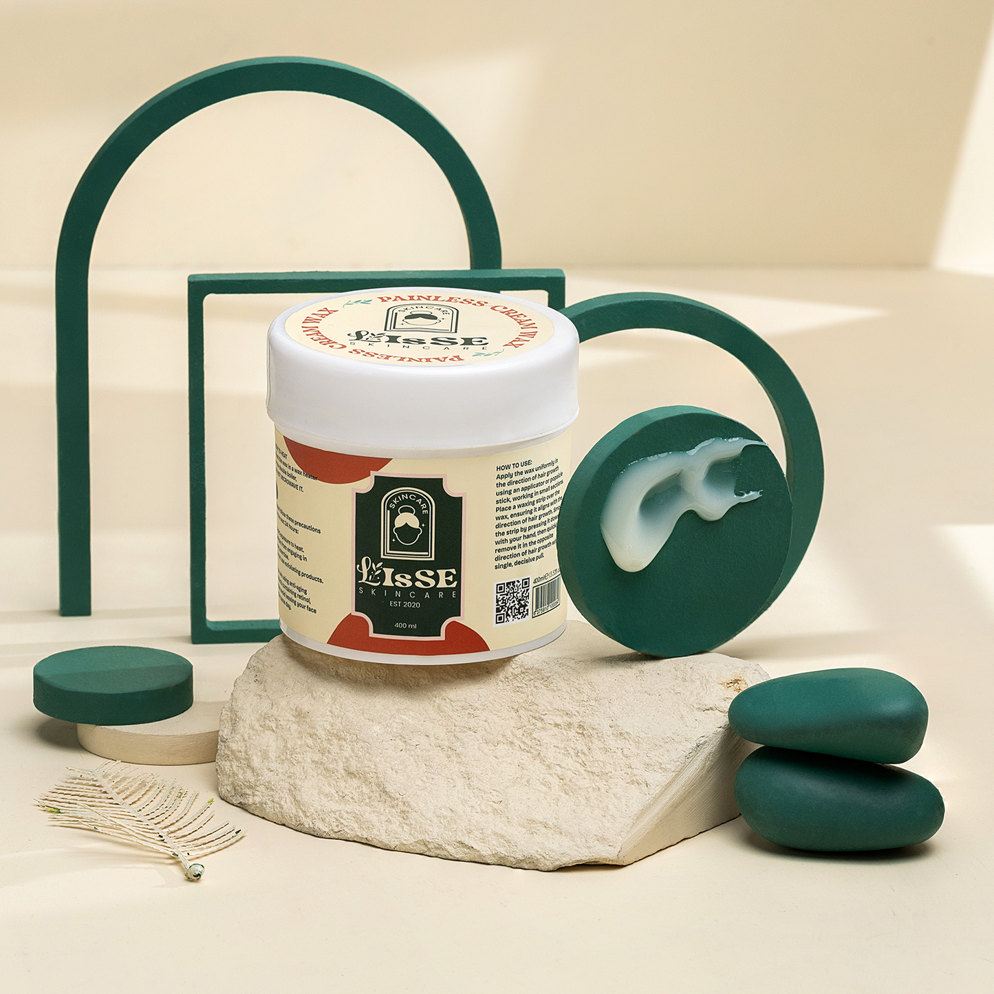 Lisse Painless Cream Wax White (400ml)