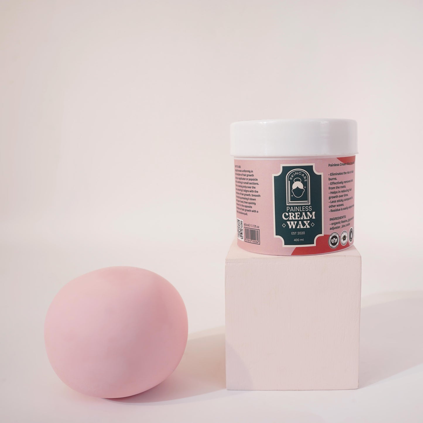 Lisse Painless Cream Wax Pink (400ml)